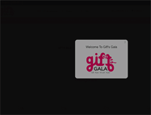 Tablet Screenshot of giftsgala.com